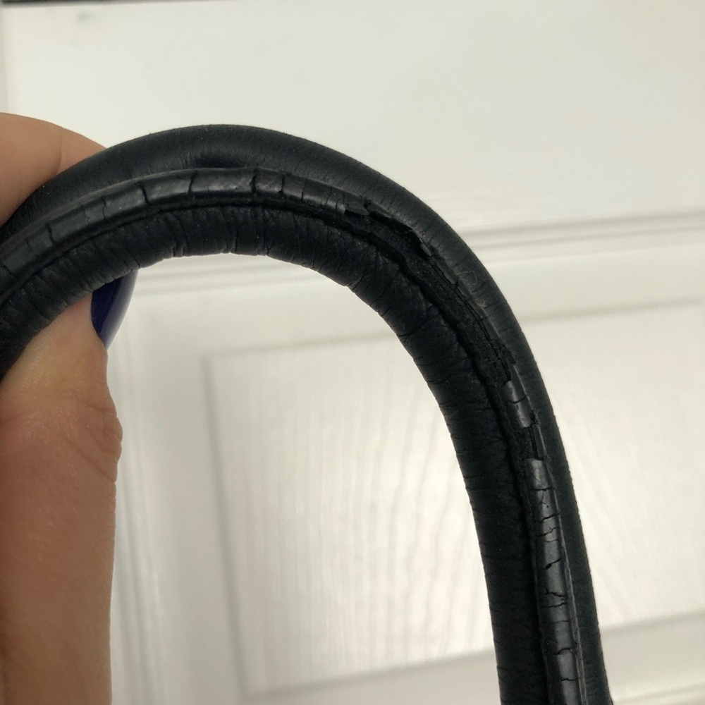 Cynthia Rowley Python Pattern Leather Tote Os - image 5